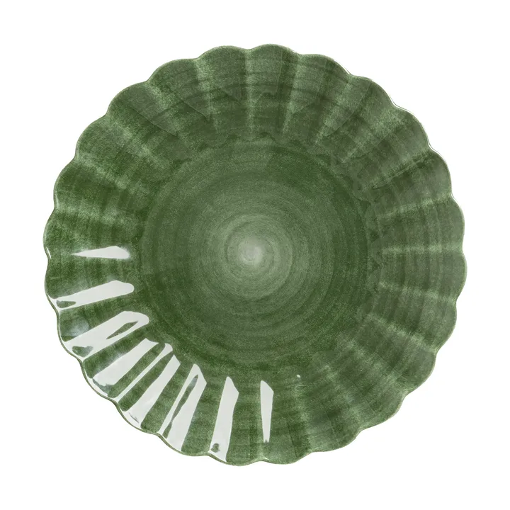 Oyster lautanen 28 cm - Forest green - Mateus