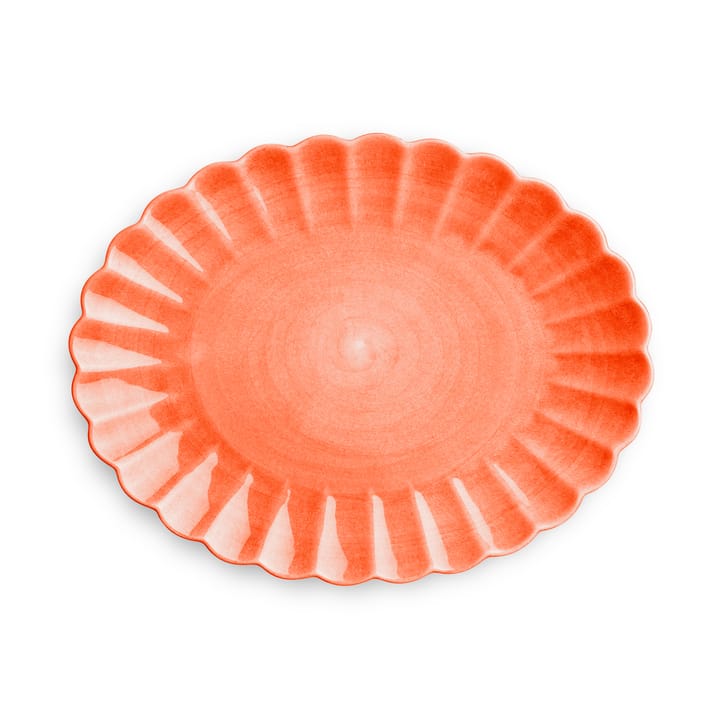 Oyster lautanen 30x35 cm - Oranssi - Mateus