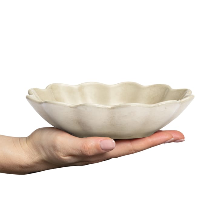 Oyster -osterikulho 18x16 cm - Sand - Mateus