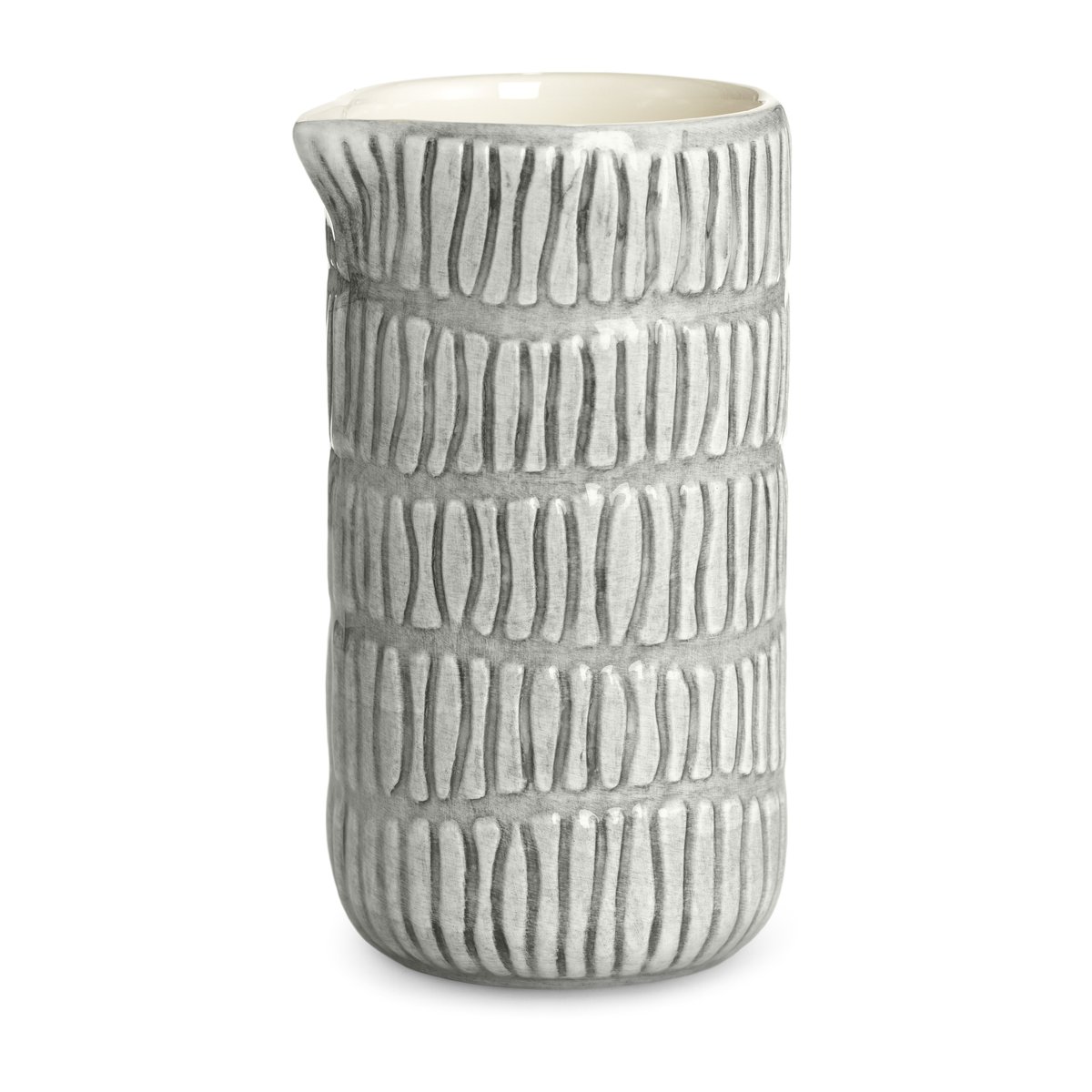 Mateus Stripes kannu 30 cl Harmaa | Skandinaavinen Sisustus | Maitokannut | Harmaa