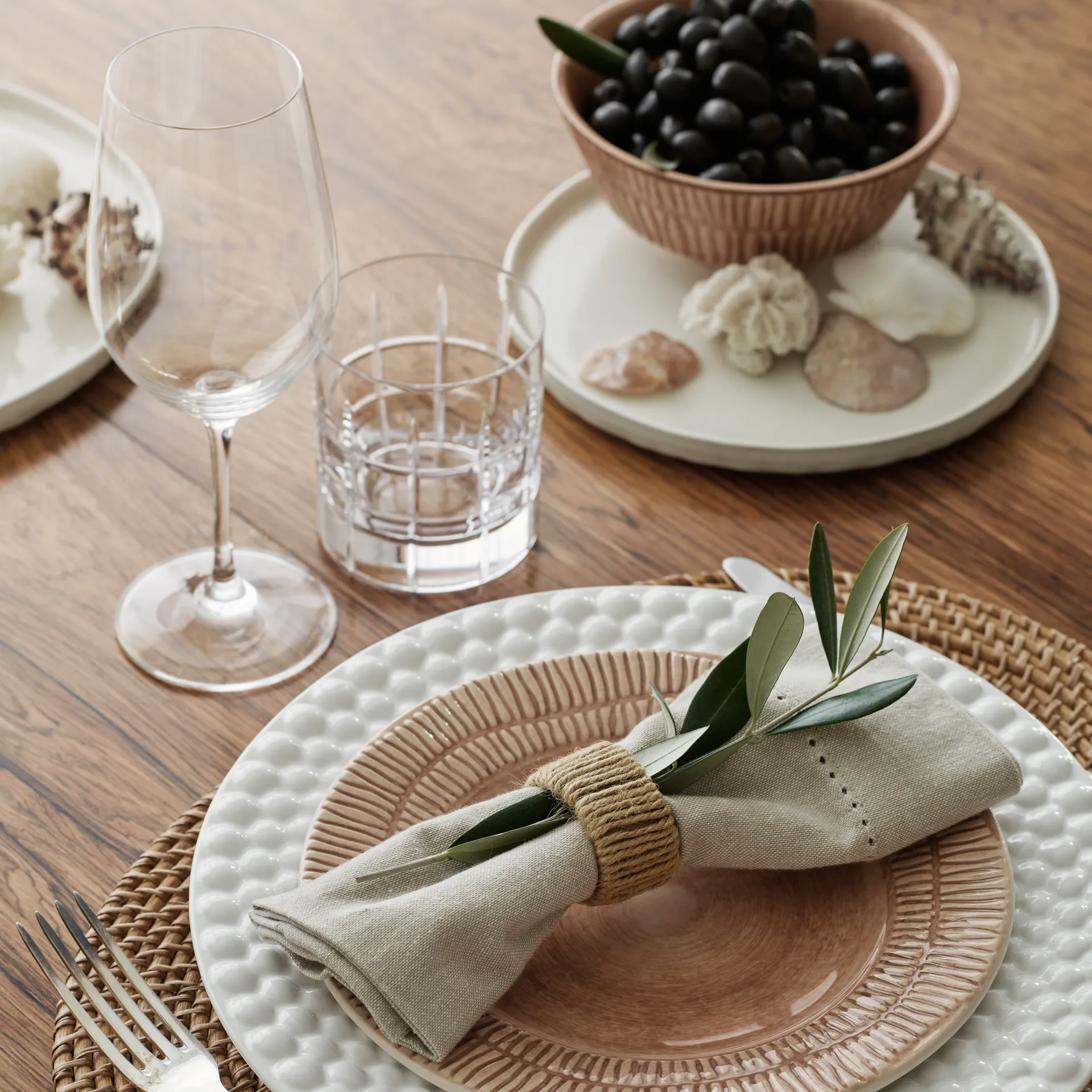 Stripes lautanen Ø 21 cm, Cinnamon  Mateus