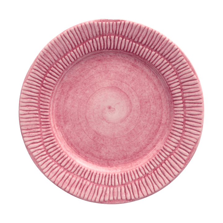 Stripes lautanen Ø 21 cm - Vaaleanpunainen - Mateus