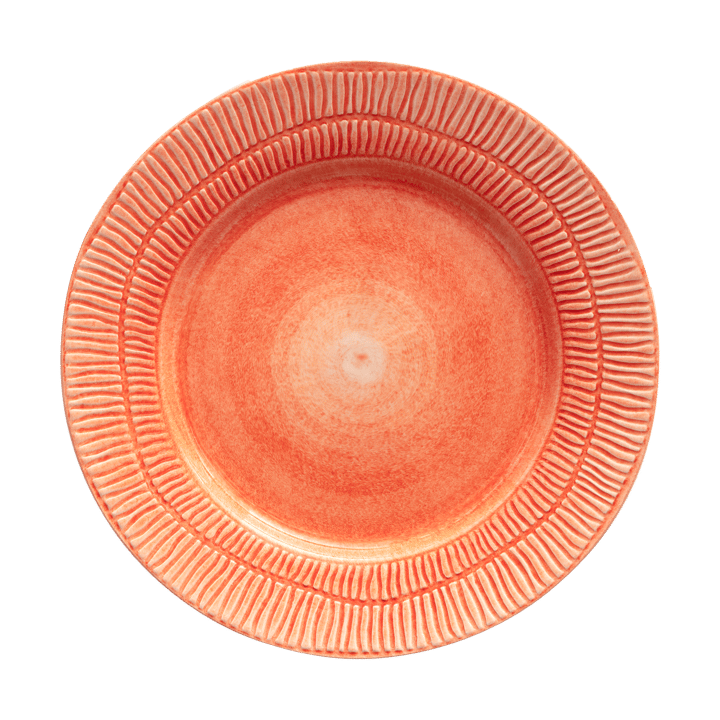 Stripes lautanen Ø28 cm - Oranssi - Mateus