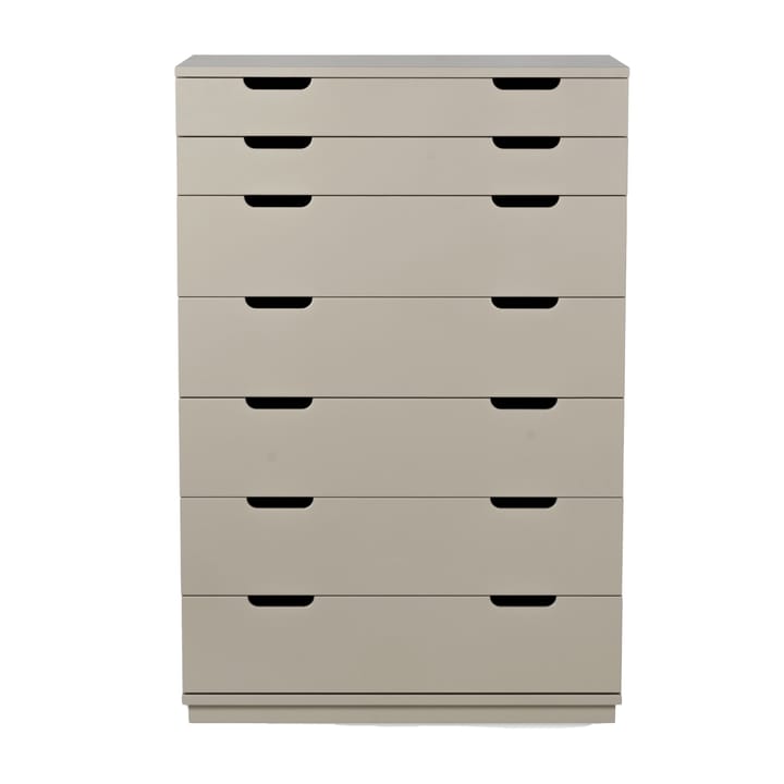 Aoko lipasto 7 laatikkoa - Beige - Mavis