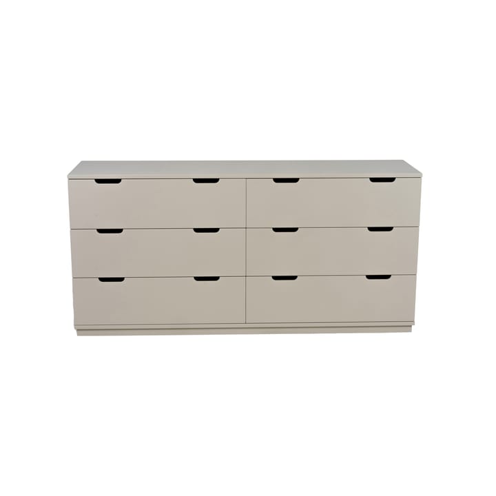 Aoko lipasto kaksinkertainen 6 laatikkoa - Beige - Mavis