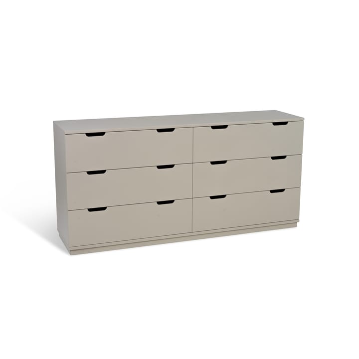 Aoko lipasto kaksinkertainen 6 laatikkoa, Beige Mavis