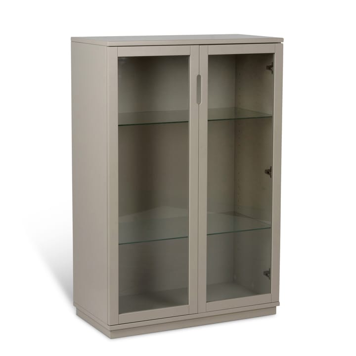 Aoko vitriinikaappi 120 cm, Beige Mavis