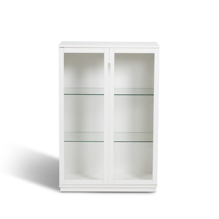 Aoko vitriinikaappi 120 cm - Valkolakka - Mavis