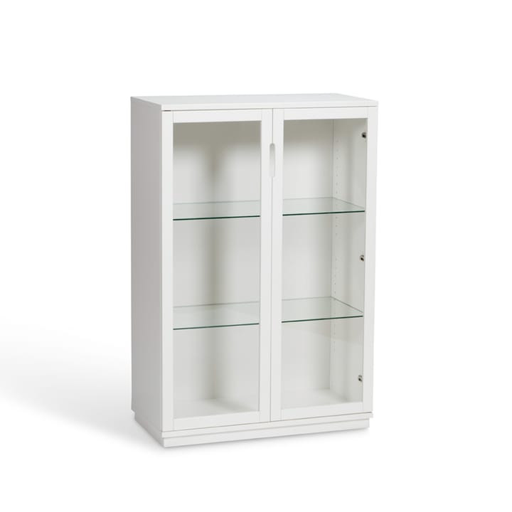 Aoko vitriinikaappi 120 cm, Valkolakka Mavis