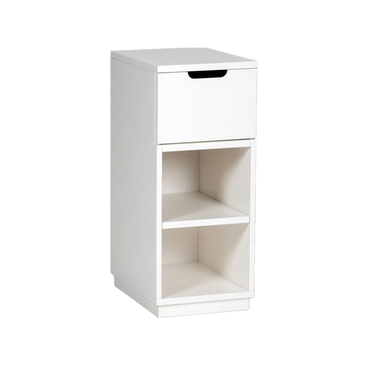 Aoko yöpöytä 72 cm 1 laatikko, Valkolakka Mavis