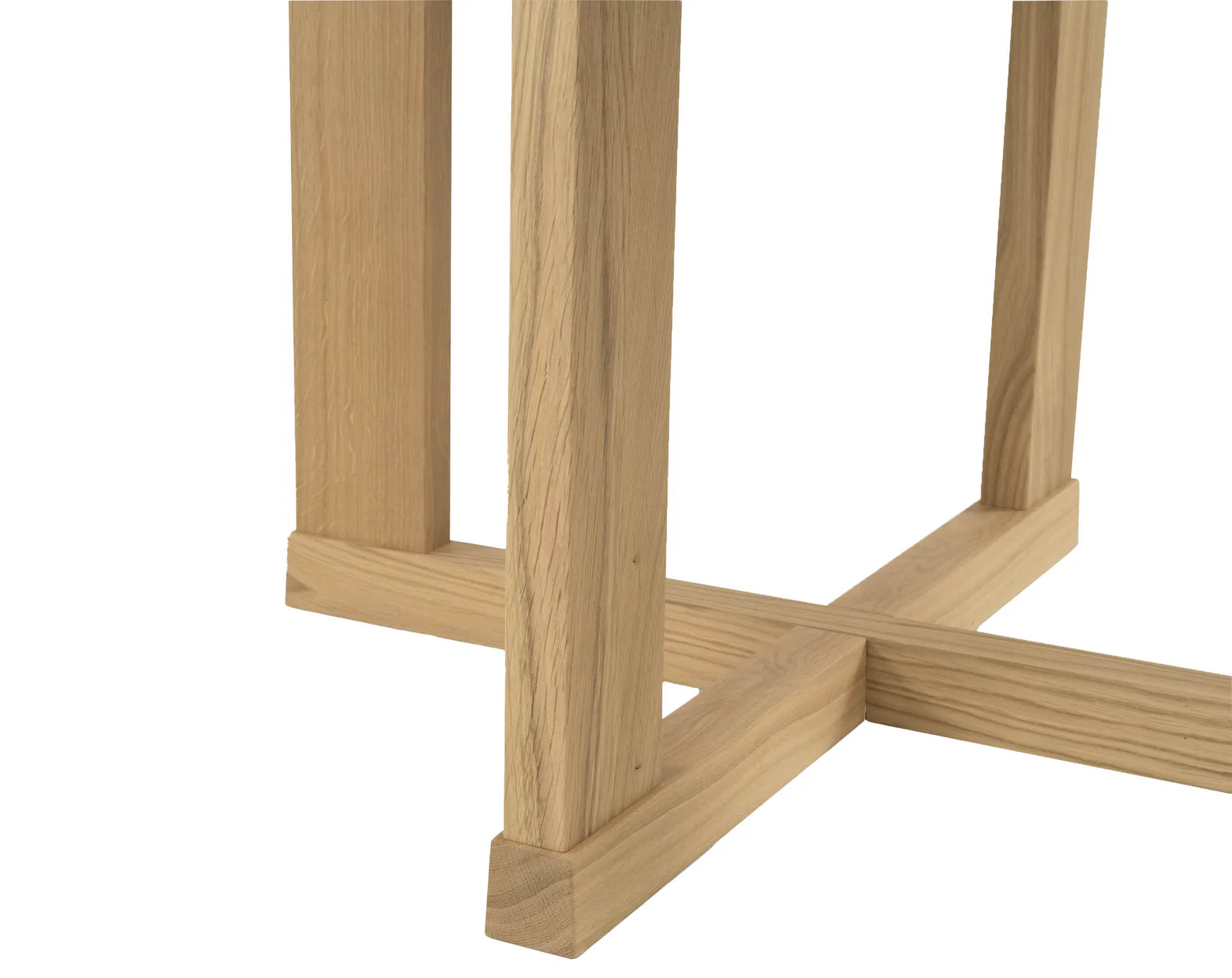 Arv ruokapöytä ⌀130 cm, Valkopigmentoitu mattalakattu tammi Mavis