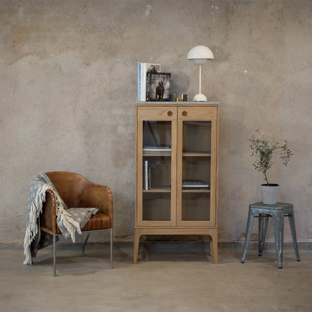 Höllviken-kaappi, vaaleanharmaa Mavis