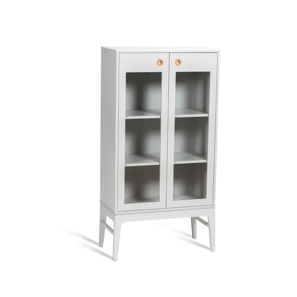 Höllviken-kaappi, vaaleanharmaa Mavis