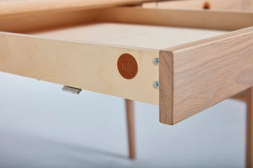 Höllviken kirjoituspöytä - tammi valkoinenpigmentti - Mavis