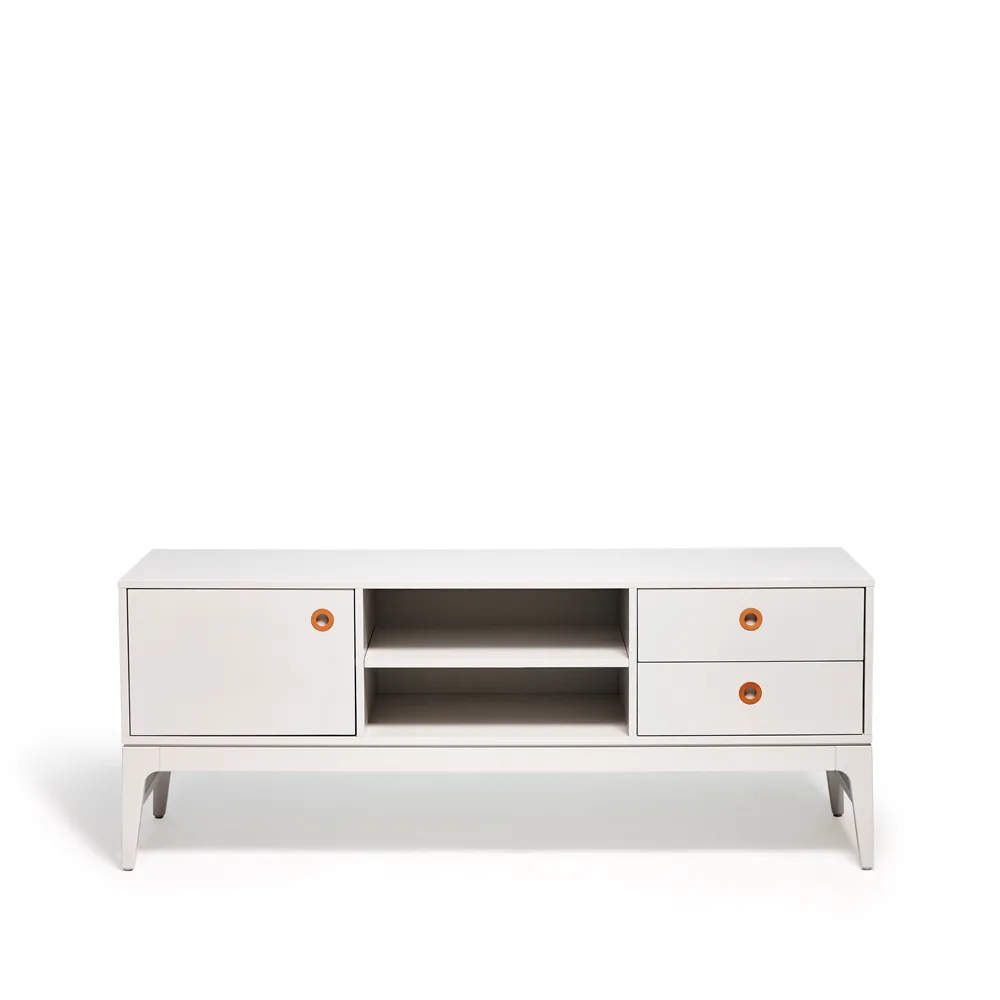 Höllviken mediapöytä, vaaleanharmaa Mavis