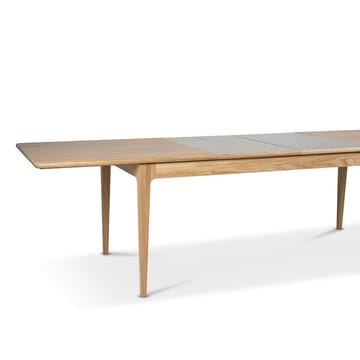Höllviken ruokapöytä - tammi valkoinen pigmenttilakka mattapintainen, 1 lisäosa, tammi á 50 cm - Mavis