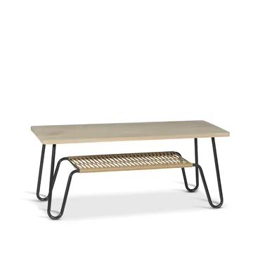 Marcel-sohvapöytä - tammi saippuoitu rustiikki, 120x50 - Mavis