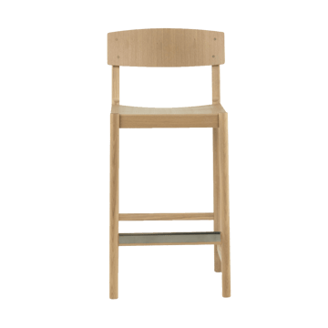 Rod baarituoli 65 cm - Valkopigmentoitu mattalakattu tammi - Mavis