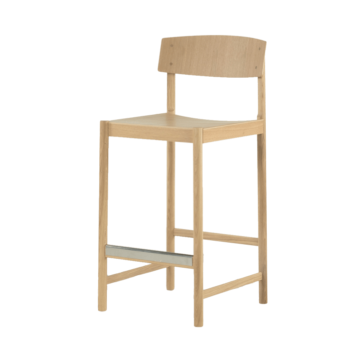 Rod baarituoli 65 cm - Valkopigmentoitu mattalakattu tammi - Mavis
