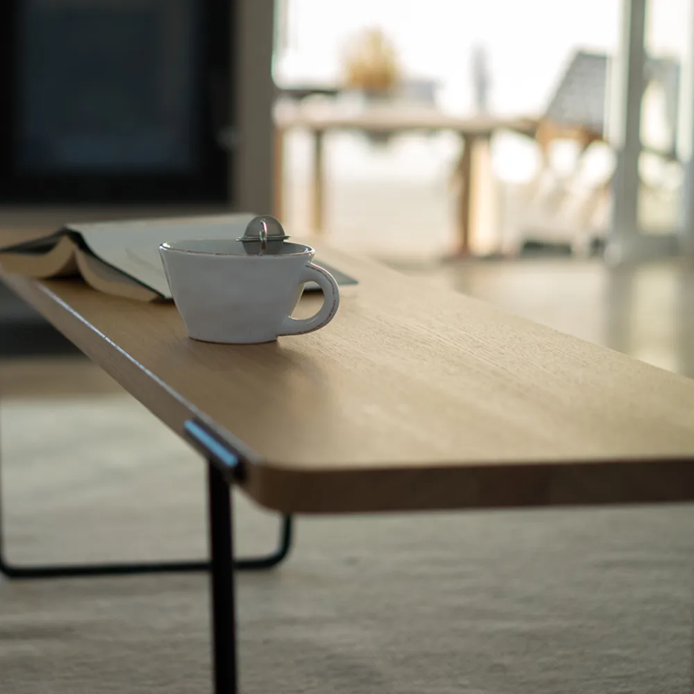 Update-sohvapöytä, tammi vaalea kirkas, 160 cm Mavis