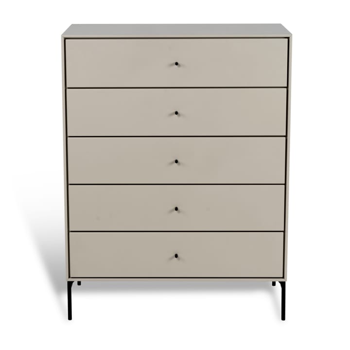 Volt lipasto 5 laatikkoa beige - Yksityiskohdat musta - Mavis