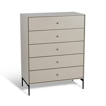 Volt lipasto 5 laatikkoa beige - Yksityiskohdat musta - Mavis