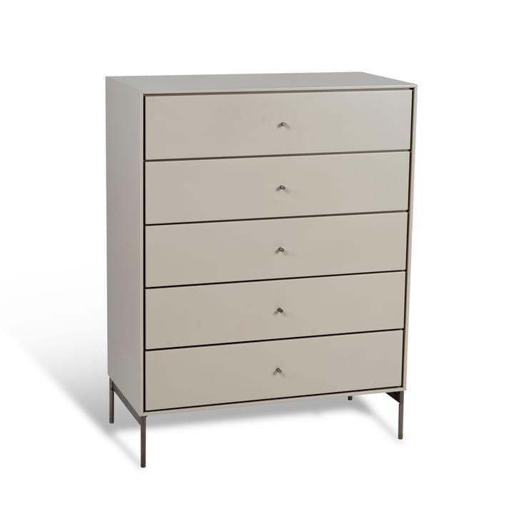 Volt lipasto 5 laatikkoa beige, Yksityiskohdat ruostumattomasta teräksestä Mavis