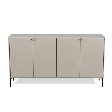 Volt sivupöytä 80x148 cm - Beige musta - Mavis