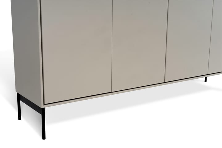 Volt sivupöytä 80x148 cm, Beige musta Mavis
