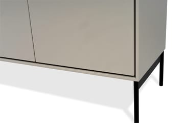 Volt sivupöytä 80x148 cm - Beige musta - Mavis