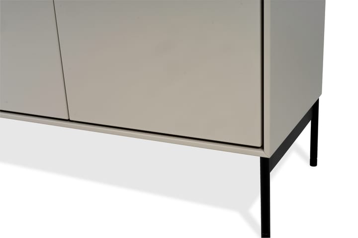 Volt sivupöytä 80x148 cm, Beige musta Mavis
