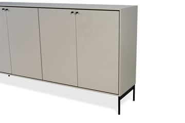Volt sivupöytä 80x148 cm - Beige musta - Mavis