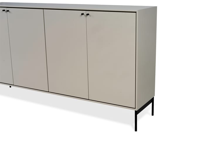Volt sivupöytä 80x148 cm, Beige musta Mavis
