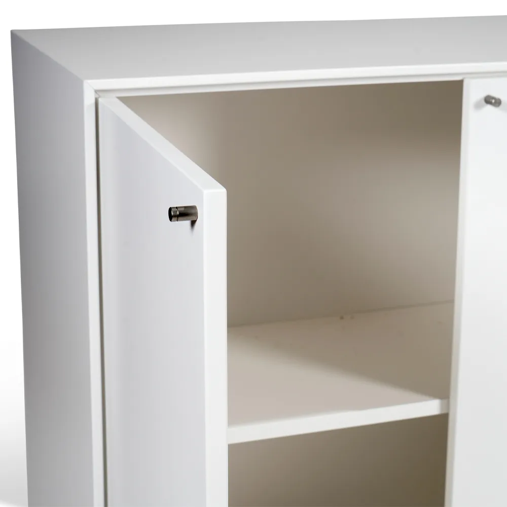 Volt sivupöytä 80x148 cm, Valkolakka Mavis