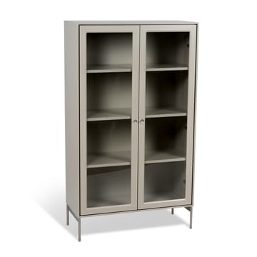 Volt vitriinikaappi 130 cm beige - Yksityiskohdat ruostumattomasta teräksestä - Mavis