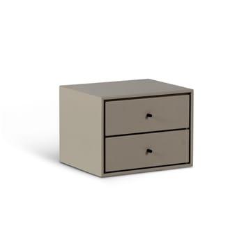 Volt yöpöytä seinäkiinnitteinen - Beige musta - Mavis