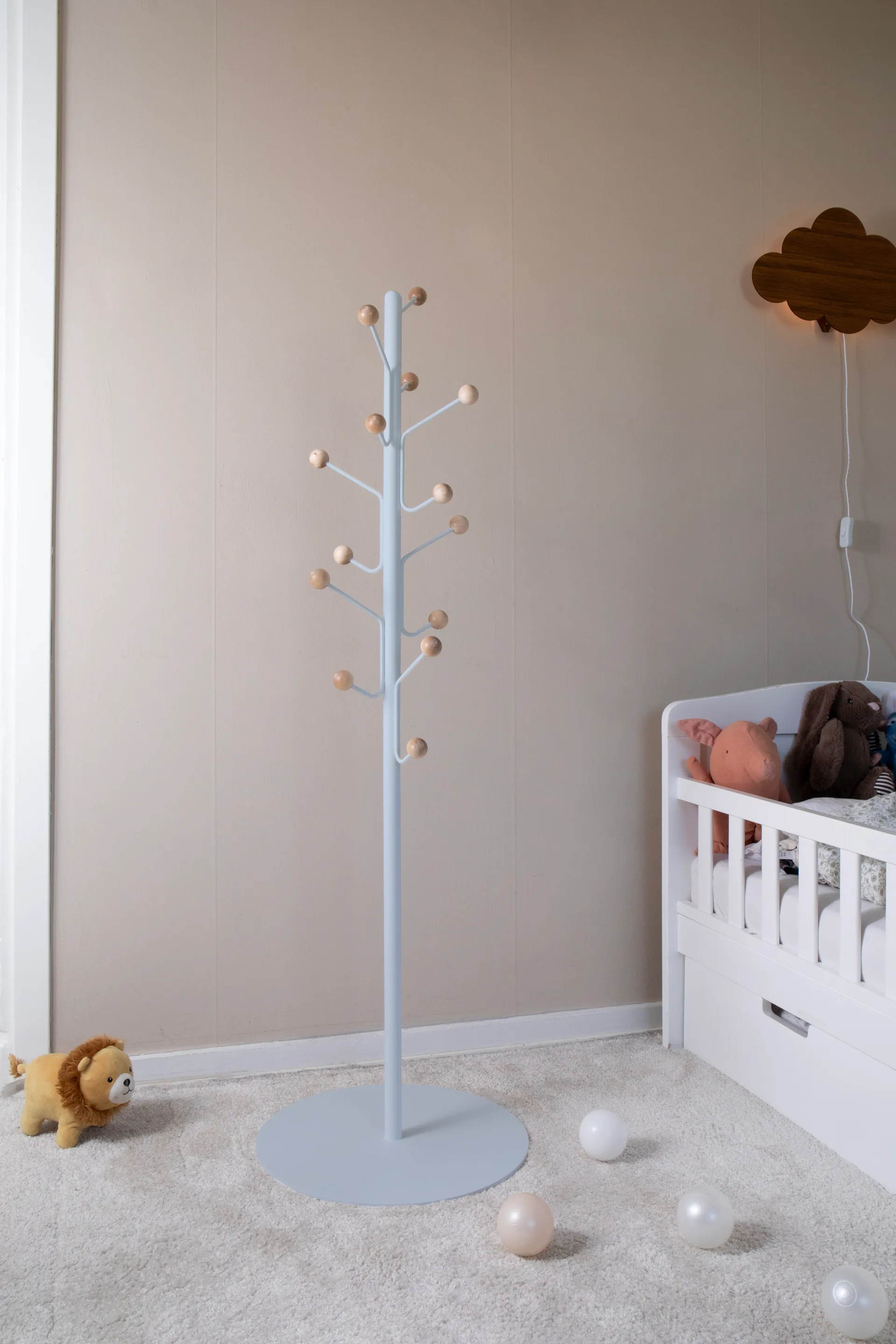 Bill Floor vaatekoukku juniori, Pigeon blue Maze