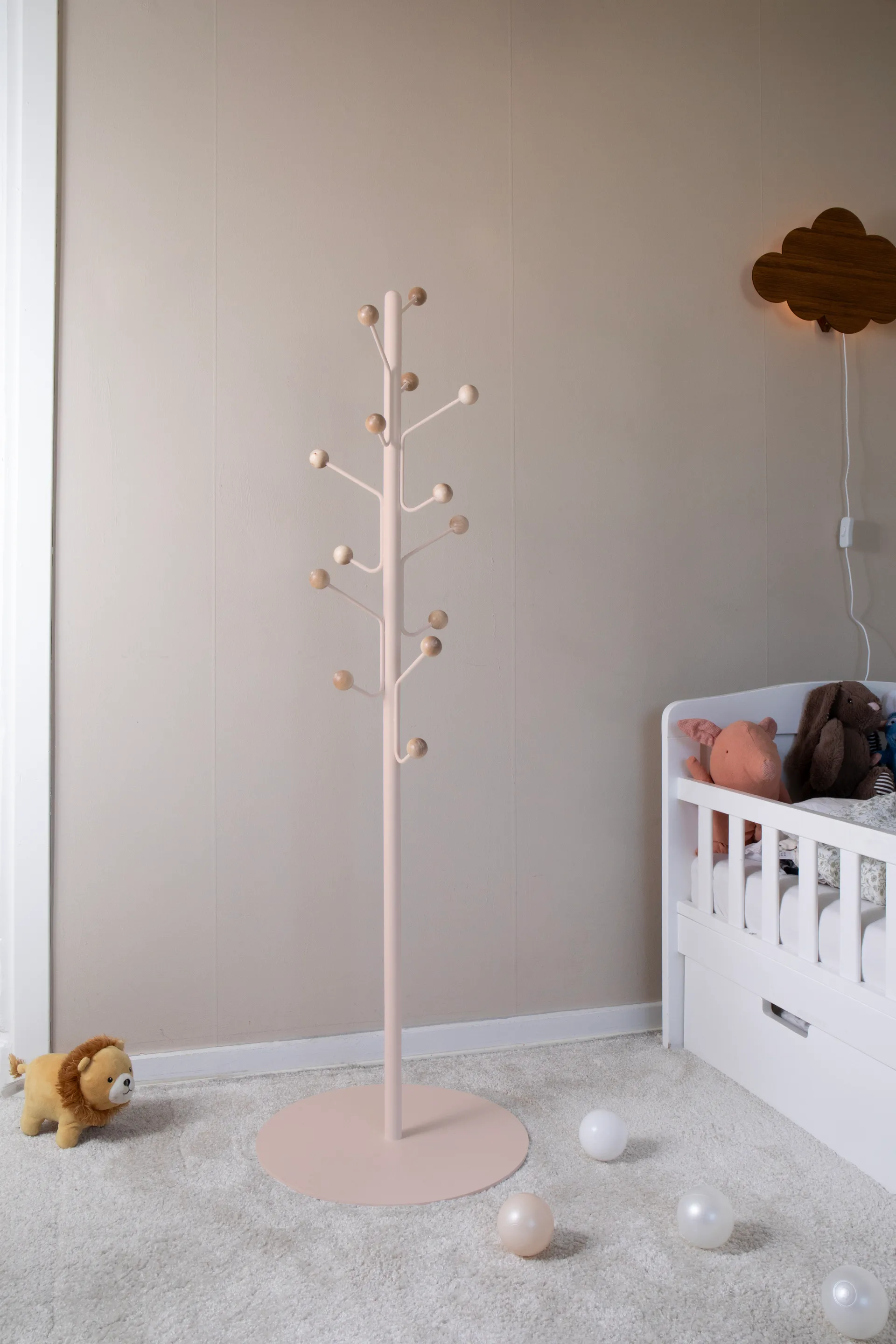 Bill Floor vaatekoukku juniori, Vaaleanpunainen Maze