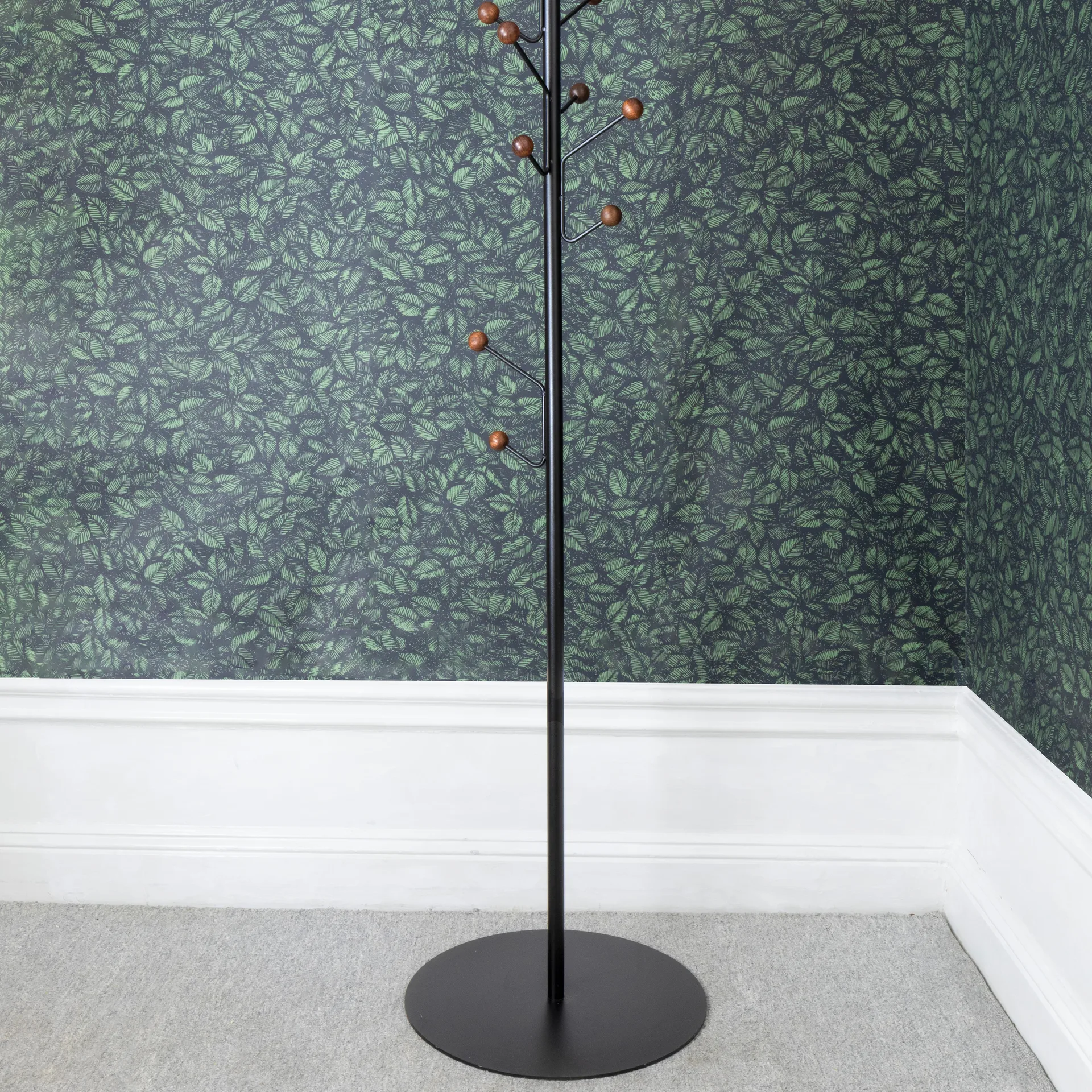 Bill Floor -vaateripustin, Musta-tummanruskea Maze