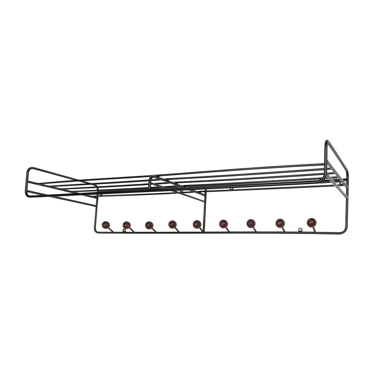 Maze Bill Hat rack L hattuhylly Musta-tummaruskea | Skandinaavinen Sisustus | Hattuhyllyt | Musta