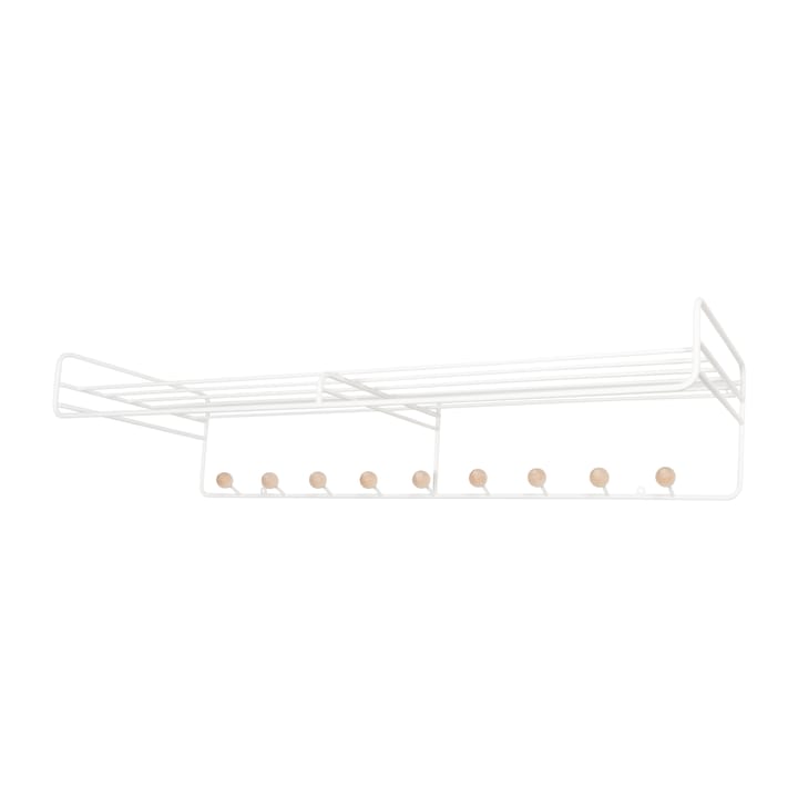 Bill Hat rack L hattuhylly - Valkoinen - Maze