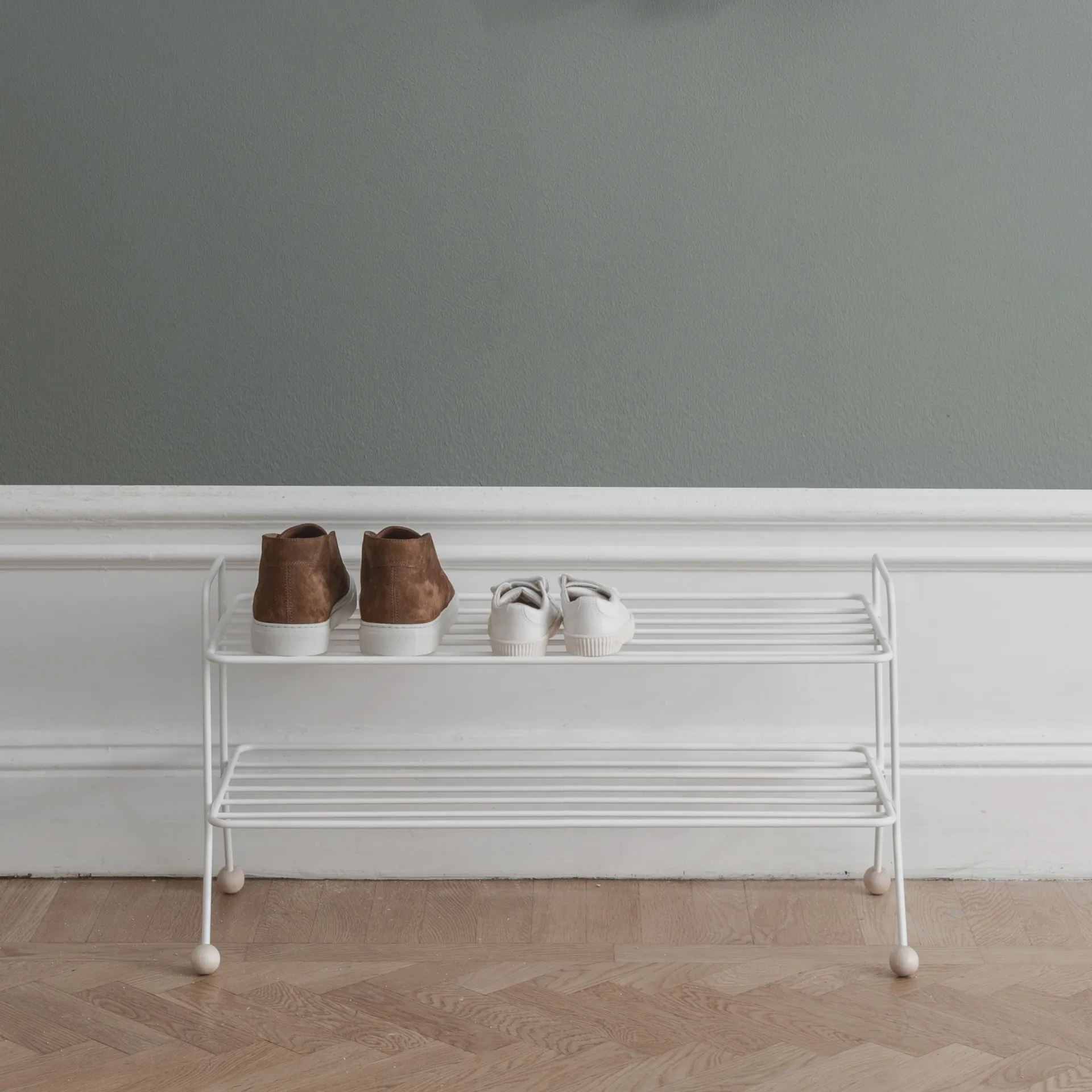 Bill kenkähylly, valkoinen Maze