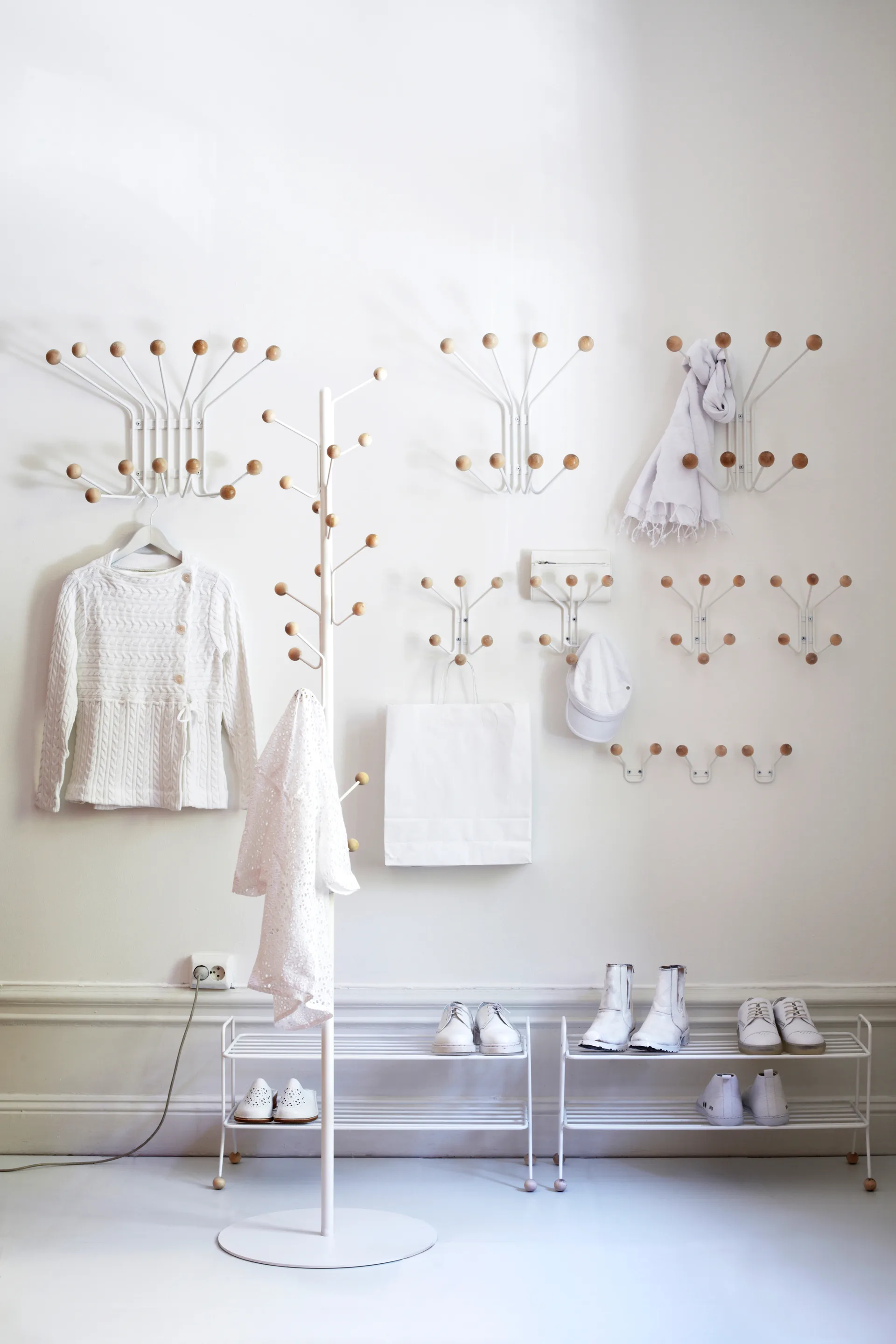 Bill kenkähylly, valkoinen Maze