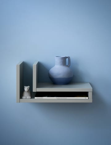 F-shelf seinähylly silk grey - Hylly oikealle - Maze