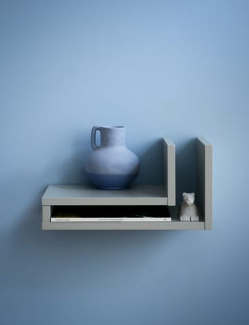 F-shelf seinähylly silk grey - Hylly vasemmalle - Maze