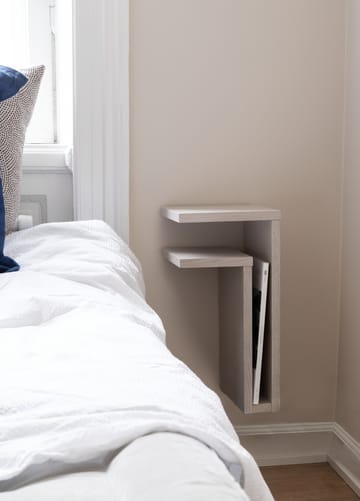 F-shelf seinähylly white oak - Hylly vasemmalle - Maze