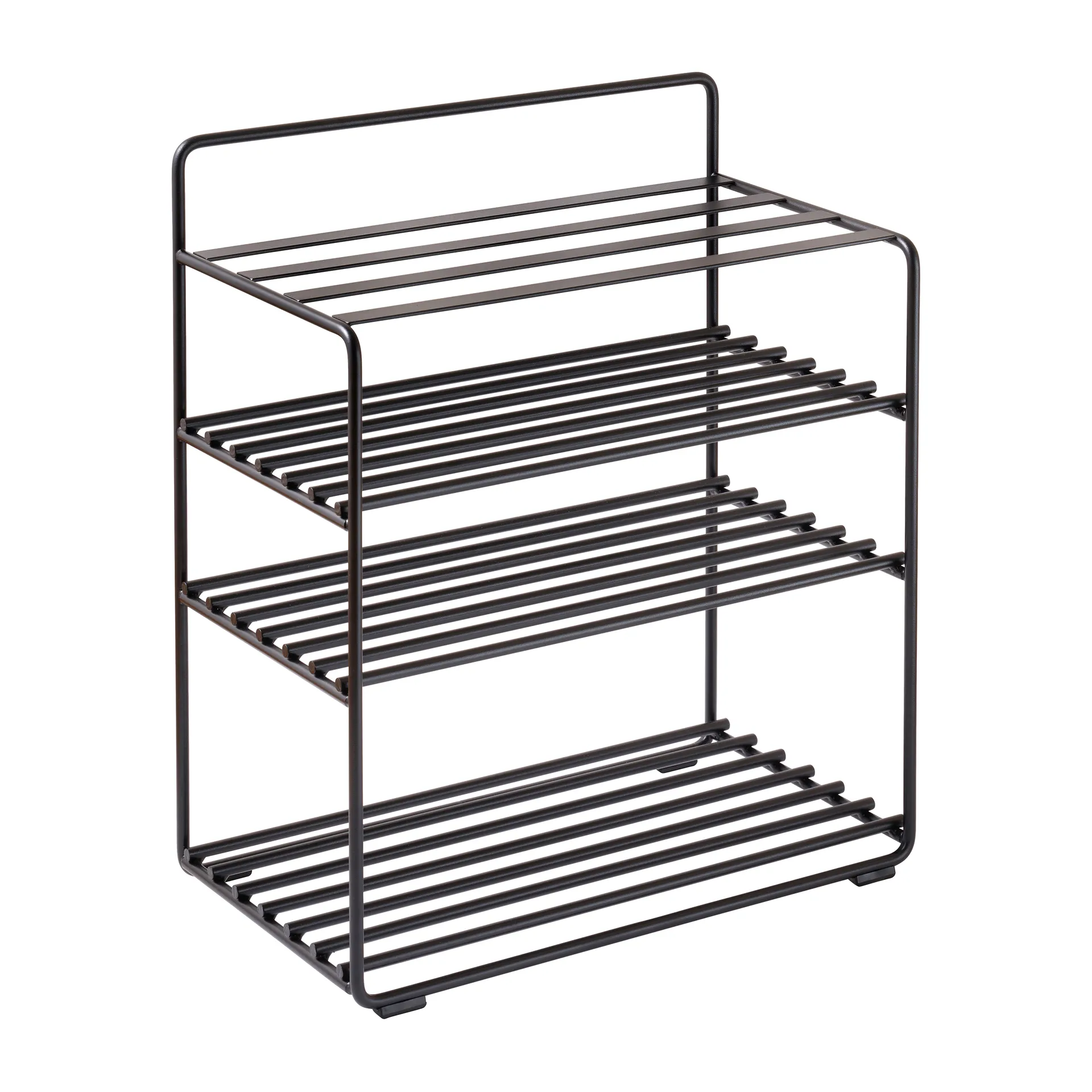 Lower East Seat hylly-rahi 50 x 28 x 58 cm, Black-black leather Maze