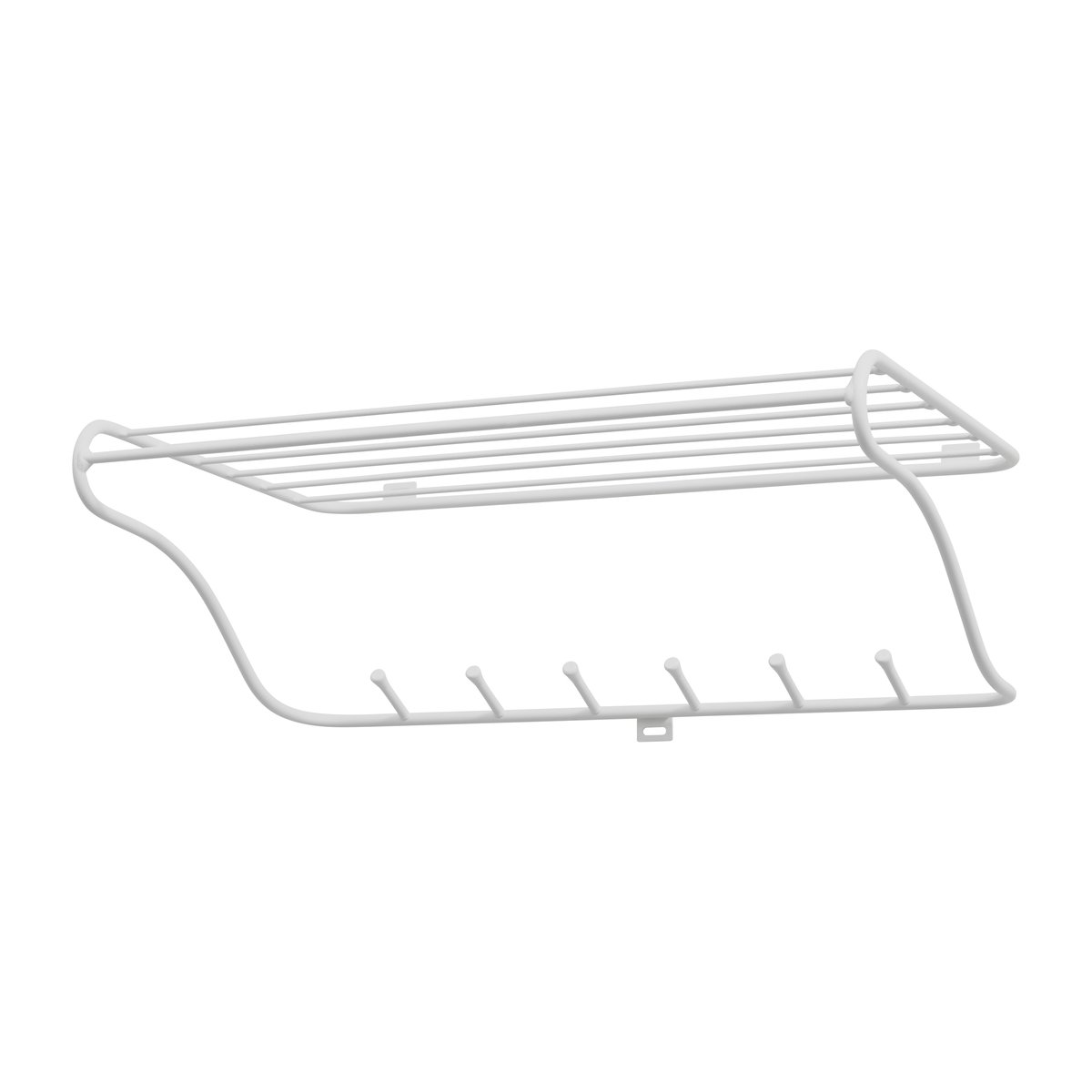 Maze Rack Shelf valkoinen | Skandinaavinen Sisustus | Hattuhyllyt | Valkoinen