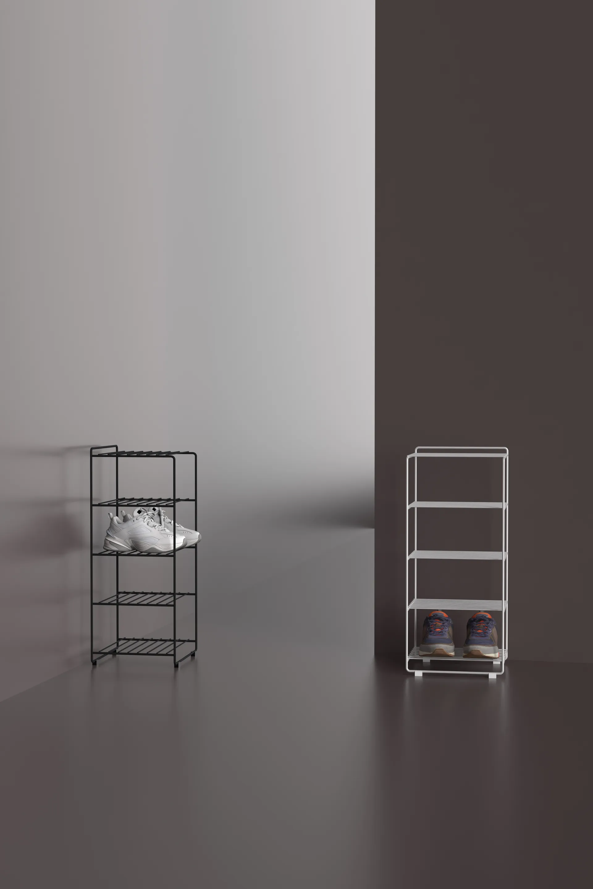 Maze Shoescraper kenkähylly, Musta Maze