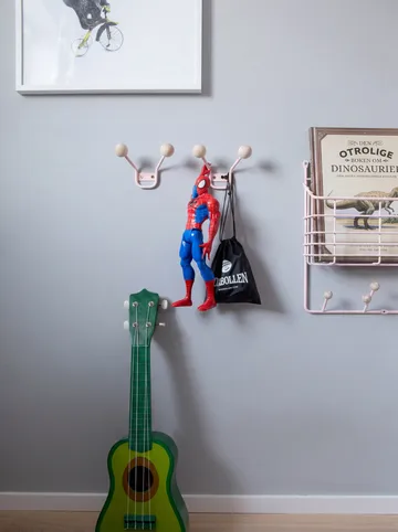 Mitten hylly junior - Vaalea pinkki, 38,6×35,2×8,6 cm - Maze